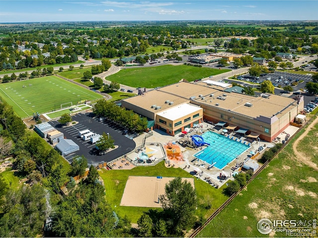 1542 Kilkenny St, Boulder, CO 80303 - drone / aerial view of a pool