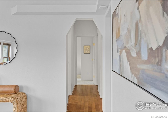 880 Hummer Dr, Nederland, CO 80466 - hallway with wood finished floors