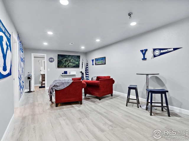 17616 Bluetrail Ave, Parker, CO 80134 - living area with wood finished floors and recessed lighting