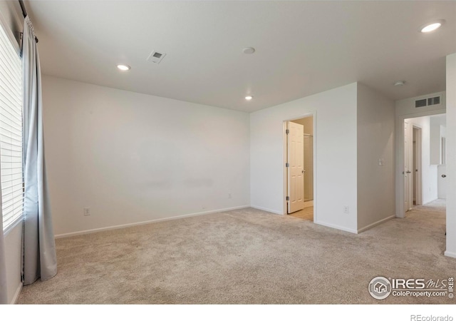 17616 Bluetrail Ave, Parker, CO 80134 - carpeted spare room with baseboards and recessed lighting