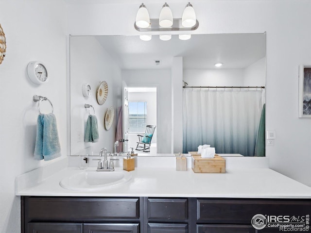 17616 Bluetrail Ave, Parker, CO 80134 - full bathroom featuring vanity and a shower with curtain