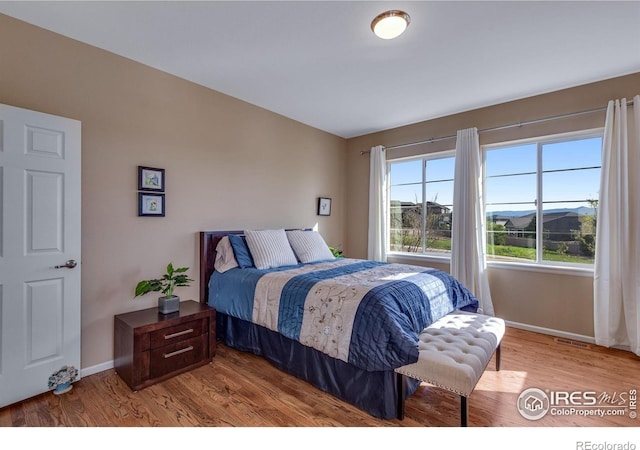 4000 Donnington Cir, Castle Rock, CO 80104 - bedroom with baseboards and wood finished floors