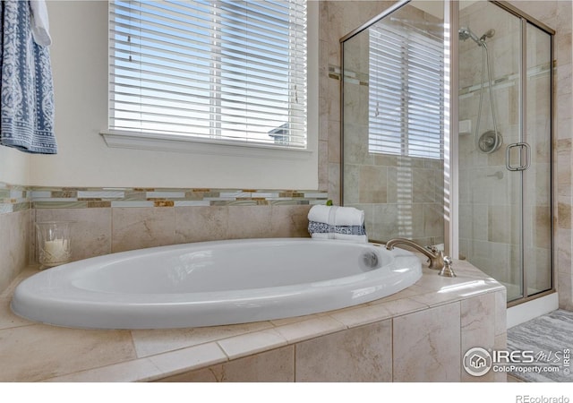 4000 Donnington Cir, Castle Rock, CO 80104 - full bath featuring a bath and a stall shower