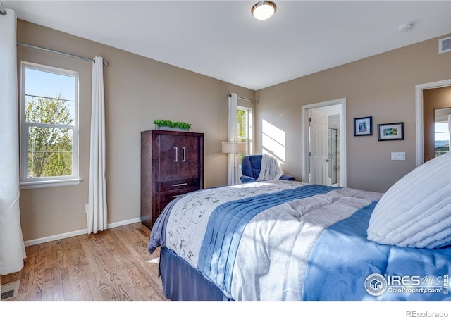 4000 Donnington Cir, Castle Rock, CO 80104 - bedroom with light wood finished floors and baseboards