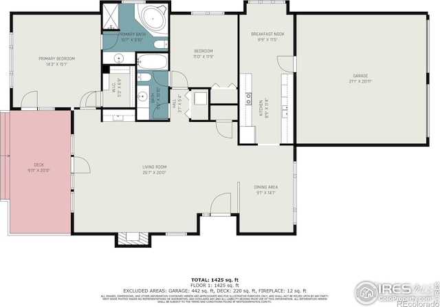 683 Cedar Ridge Cir, Estes Park, CO 80517 - home floor plan