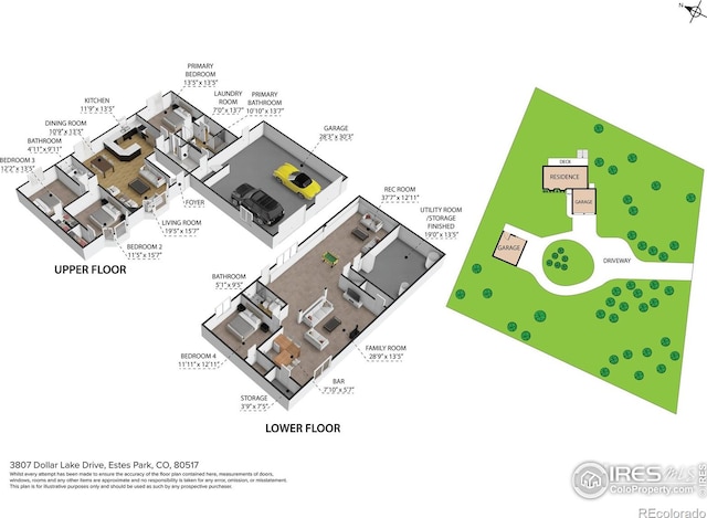 3807 Dollar Lake Dr, Estes Park, CO 80517 - floor plan / room layout