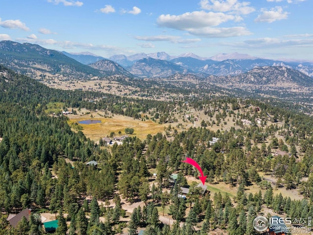 3807 Dollar Lake Dr, Estes Park, CO 80517 - view of property location featuring a mountainous background