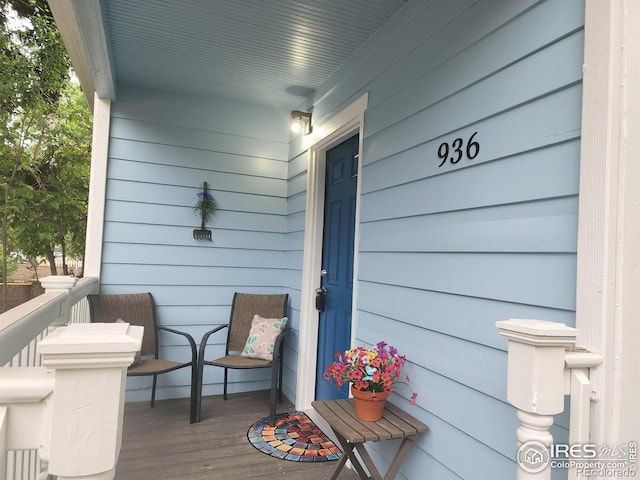 936 E 4th St, Loveland, CO 80537 - view of wooden porch