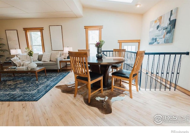 1155 Monroe Ave, Loveland, CO 80537 - dining area with wood finished floors