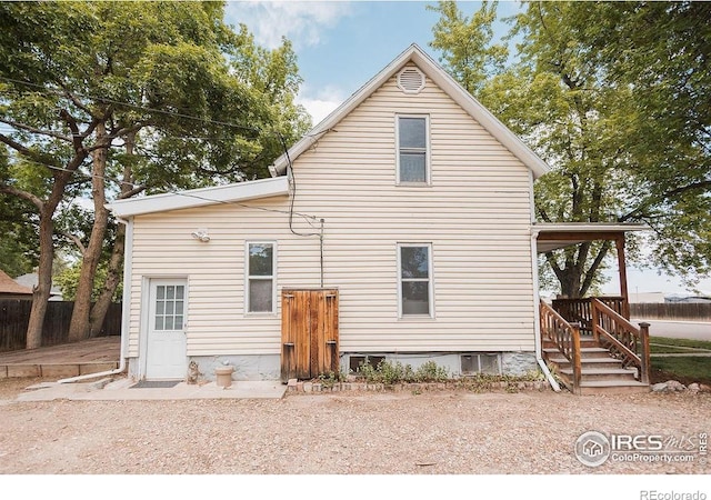 1155 Monroe Ave, Loveland, CO 80537 - view of back of property