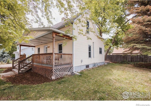 1155 Monroe Ave, Loveland, CO 80537 - view of back of house