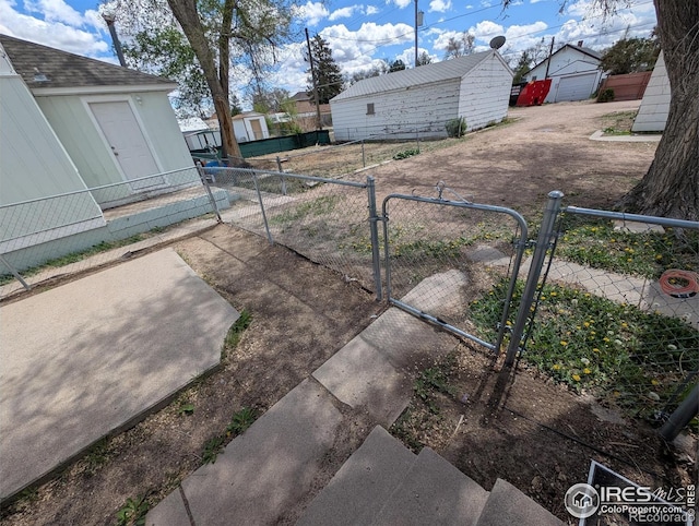 525 Jackson St, Sterling, CO 80751 - view of yard featuring a gate