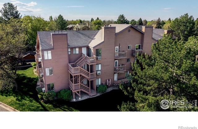 6110 Habitat Dr Unit 2, Boulder, CO 80301 - view of property featuring stairway