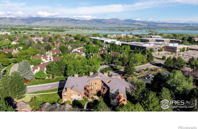 6110 Habitat Dr Unit 2, Boulder, CO 80301 - bird's eye view of a water and mountain view