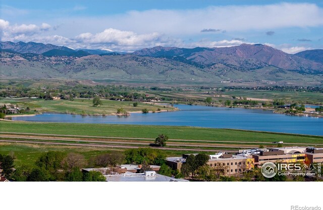 6110 Habitat Dr Unit 2, Boulder, CO 80301 - aerial view of a water and mountain view