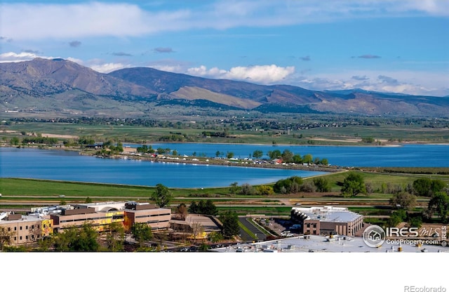 6110 Habitat Dr Unit 2, Boulder, CO 80301 - drone / aerial view of a water and mountain view