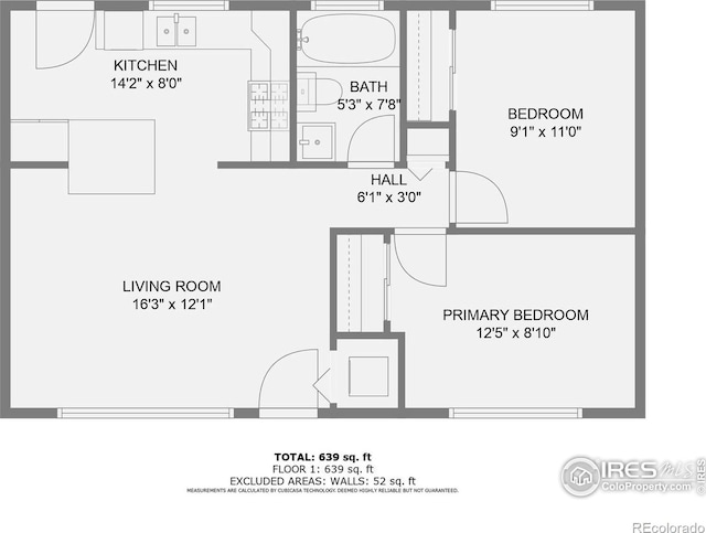 3245 W Walsh Pl, Denver, CO 80219 - home floor plan