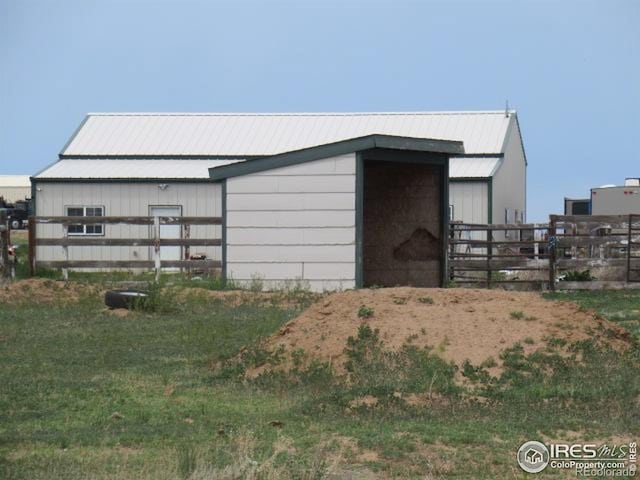 3301 Hackamore Rd, Wellington, CO 80549 - view of pole building