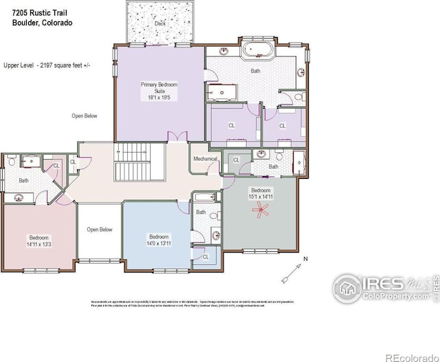 7205 Rustic Trl, Boulder, CO 80301 - floor plan / room layout
