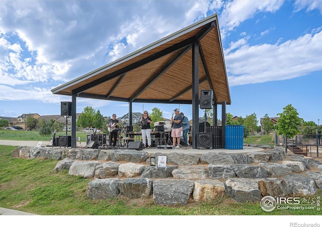 2502 Ballard Ln, Fort Collins, CO 80524 - view of patio / terrace featuring a gazebo