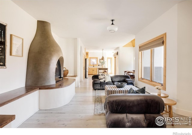 320 Elk Ln, Grand Lake, CO 80447 - living area with light wood-type flooring and baseboards