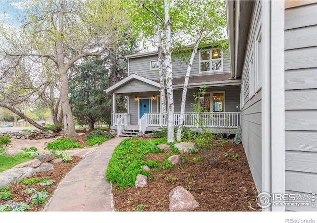 4157 19th St, Boulder, CO 80304 - view of front of property with a porch