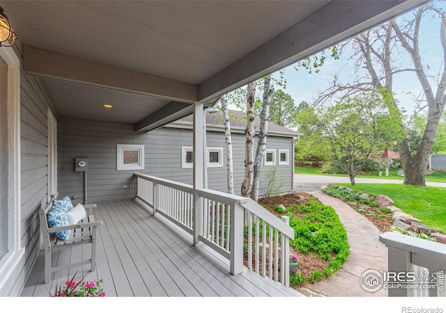 4157 19th St, Boulder, CO 80304 - view of wooden deck