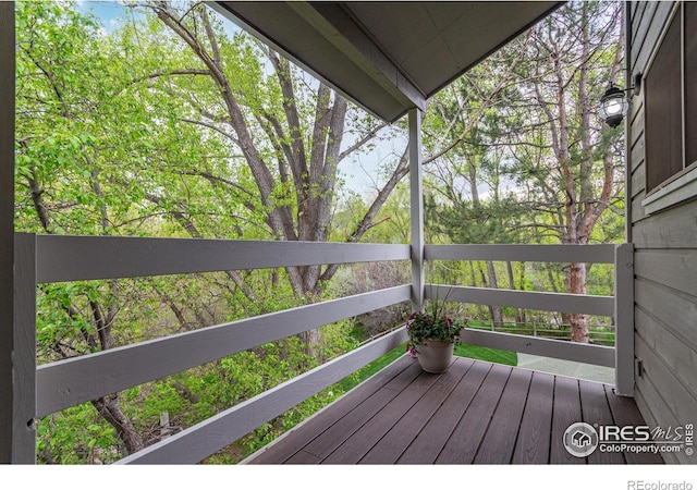 4157 19th St, Boulder, CO 80304 - view of wooden terrace