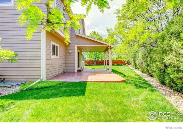 1414 Sheep Creek Ct, Fort Collins, CO 80526 - view of yard featuring a patio