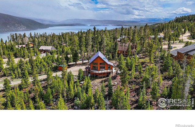 47 County Road 471, Grand Lake, CO 80447 - bird's eye view of a water and mountain view and a forest