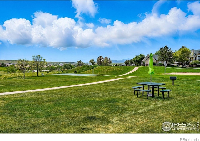 1837 Spaulding Cir, Superior, CO 80027 - view of home's community with a yard and a mountain view