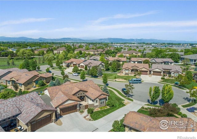 5112 Daylight Ct, Fort Collins, CO 80528 - aerial view of residential area with mountains