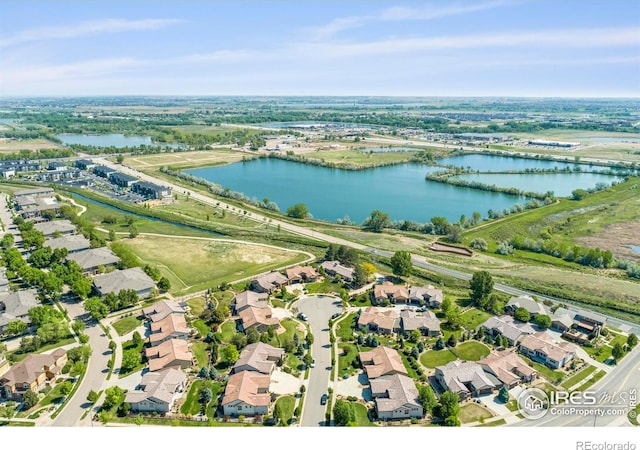 5112 Daylight Ct, Fort Collins, CO 80528 - aerial view of property's location featuring a nearby body of water and nearby suburban area