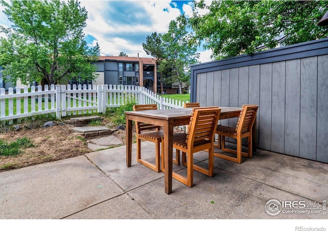 790 W Moorhead Cir # A, Boulder, CO 80305 - view of patio / terrace with outdoor dining area