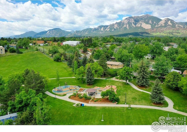 790 W Moorhead Cir # A, Boulder, CO 80305 - drone / aerial view of a mountainous background