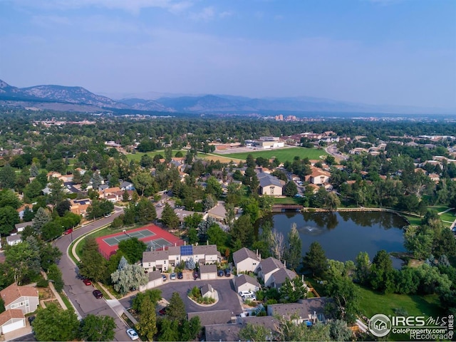 790 W Moorhead Cir # A, Boulder, CO 80305 - aerial perspective of suburban area with a water and mountain view