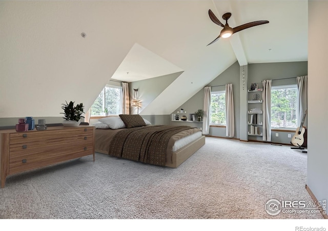 613 Ranch Rd, Ward, CO 80481 - carpeted bedroom featuring a ceiling fan