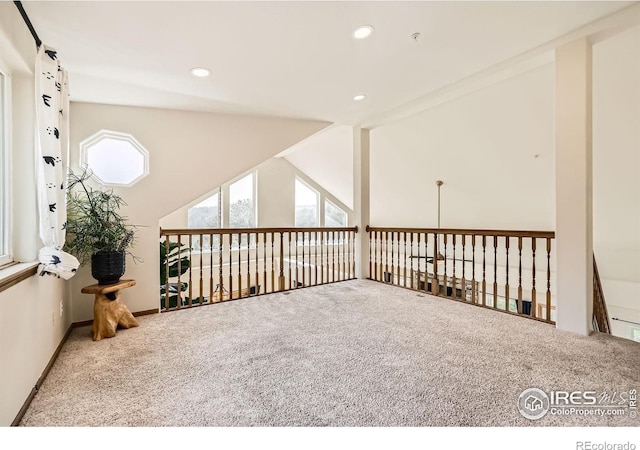 613 Ranch Rd, Ward, CO 80481 - empty room with carpet and recessed lighting