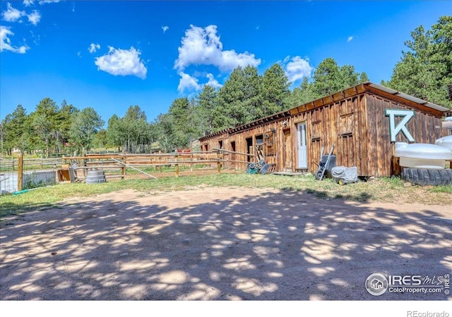 613 Ranch Rd, Ward, CO 80481 - view of horse barn