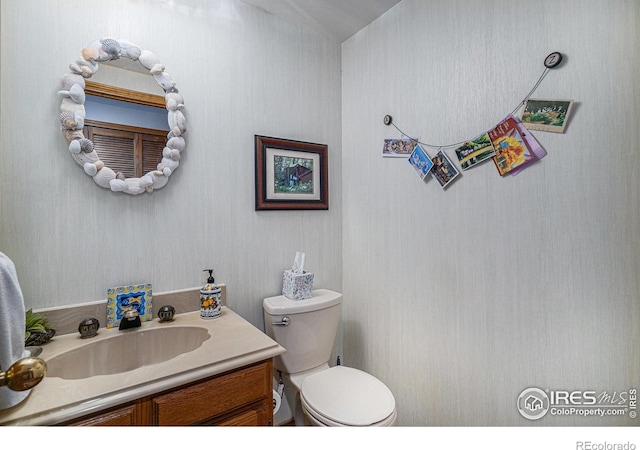 3441 W Dartmouth Ave, Denver, CO 80236 - half bath with vanity and toilet