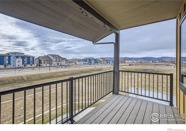 945 Abbott Ln Unit 5, Fort Collins, CO 80524 - deck featuring a residential view