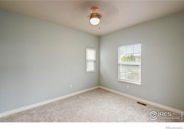 2315 Haymeadow Way, Fort Collins, CO 80525 - carpeted empty room featuring ceiling fan and baseboards