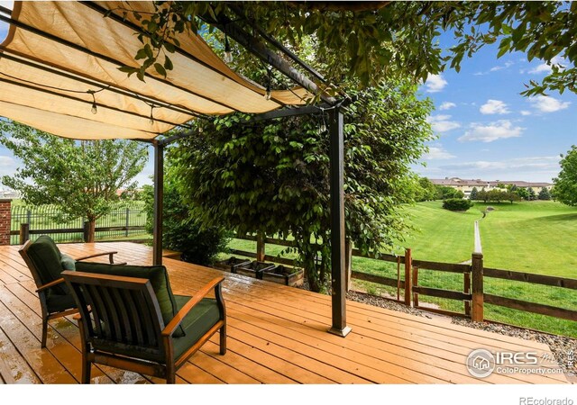 2315 Haymeadow Way, Fort Collins, CO 80525 - view of wooden deck