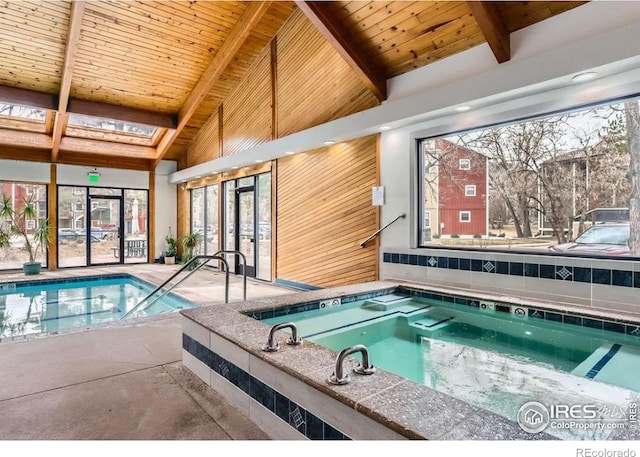 2802 Sundown Ln Unit 102, Boulder, CO 80303 - view of swimming pool with a pool and a hot tub