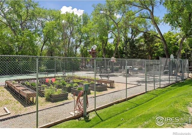 2802 Sundown Ln Unit 102, Boulder, CO 80303 - view of community with a vegetable garden and view of scattered trees