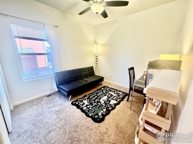 5681 Legacy Pkwy, Dacono, CO 80514 - office space featuring ceiling fan, baseboards, and carpet