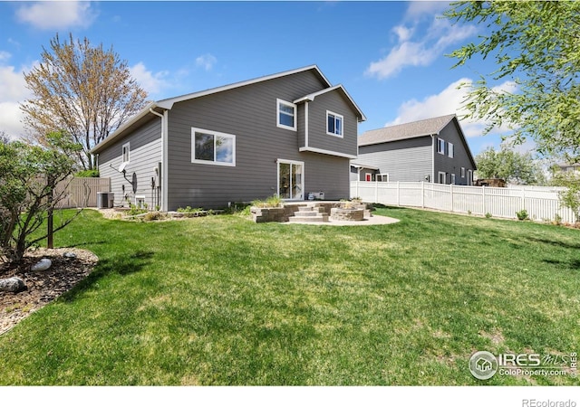 9930 Cascade St, Firestone, CO 80504 - back of property featuring central AC unit