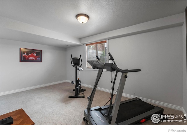 6911 W 22nd St, Greeley, CO 80634 - workout room with baseboards and carpet