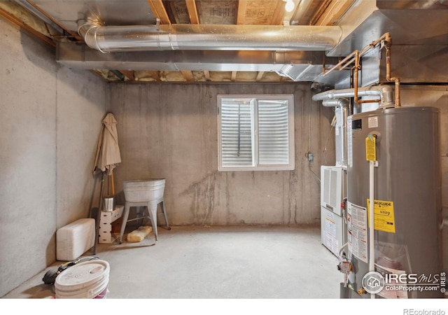 6911 W 22nd St, Greeley, CO 80634 - basement featuring water heater