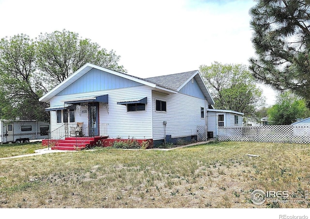 402 N Washington Ave, Fleming, CO 80728 - view of front of property with a front yard